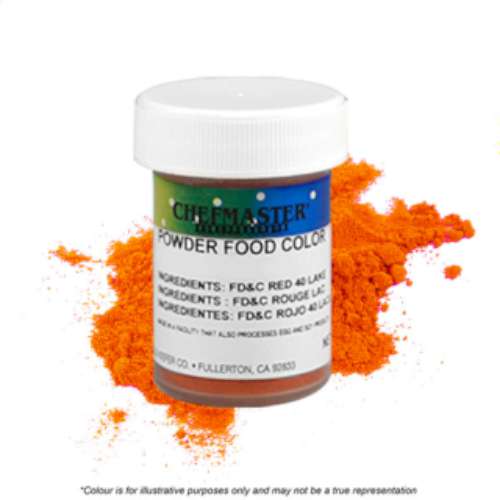 Chefmaster Powder Colour - Orange - Click Image to Close